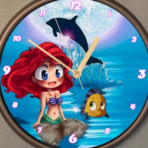 Mermaid dance light clock - Picture 5 of 6